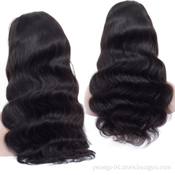 Double Drawn Cuticle Aligned Raw Indian Virgin Hair Unprocessed,Body Wave Human Hair Full Lace Wig , Full Lace Human Hair Wig